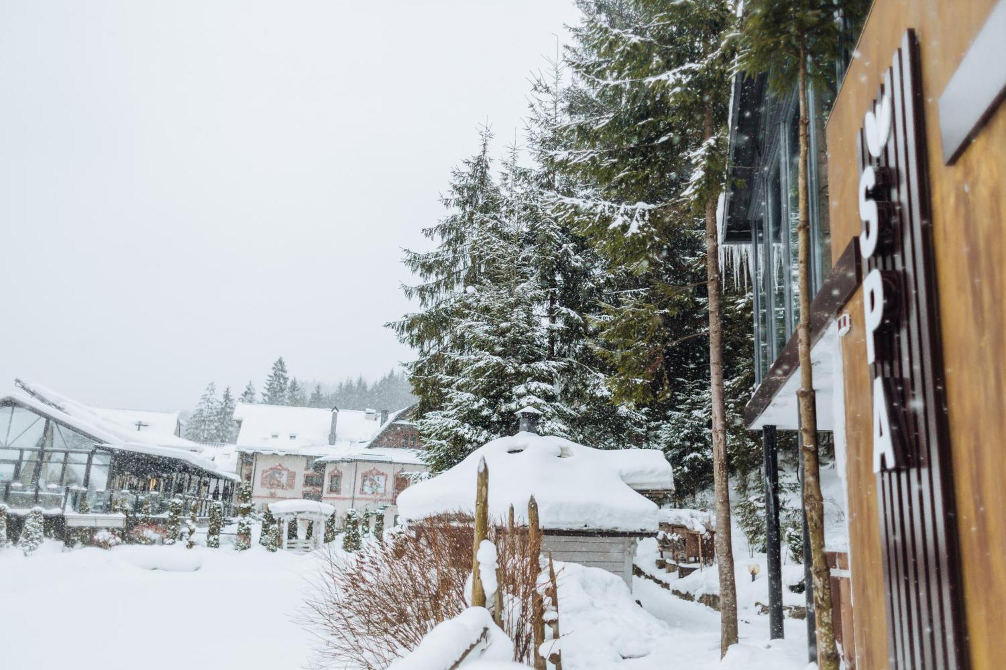 Hotel Vedmezhyi Dvir Bukovel Exterior foto