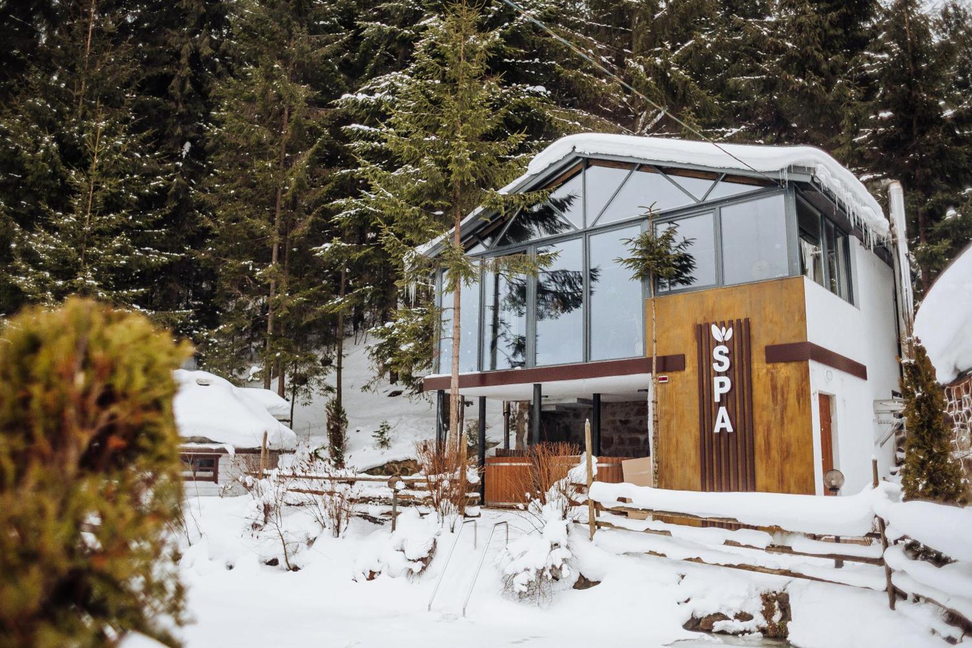 Hotel Vedmezhyi Dvir Bukovel Exterior foto